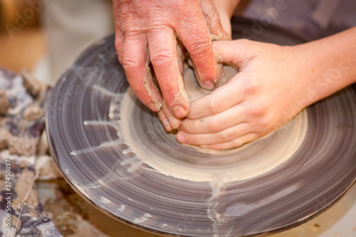 potter on the potters wheel