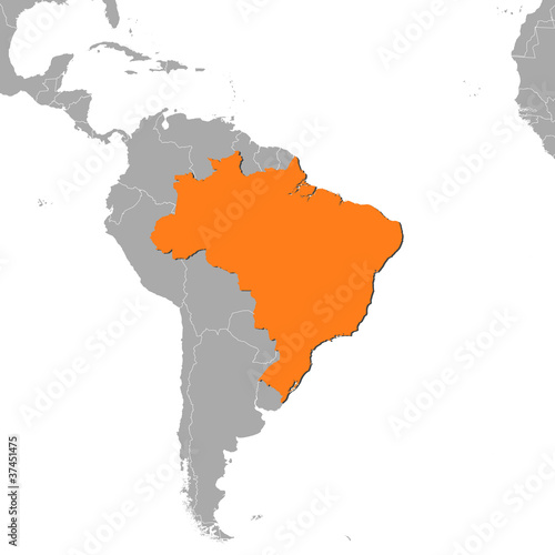 Map of Brazil