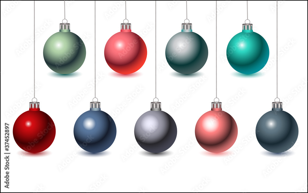 Christmas Balls, vector Christmas Balls, vector