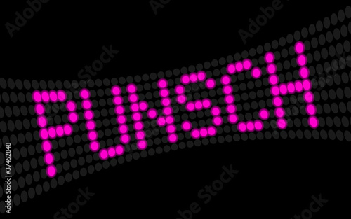 led laufschrift punsch I