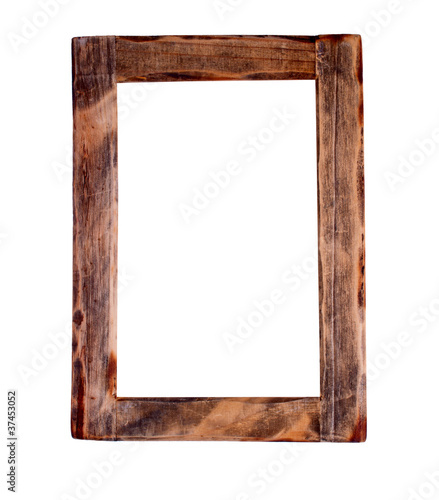 Wooden frame clipping path