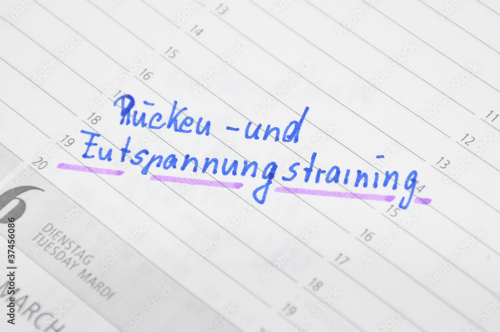 Rücken und Entspannungstraining Rücken und Entspannungstraining