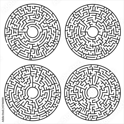 Circular mazes Set 1