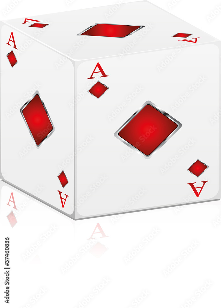 Obraz premium games card ace