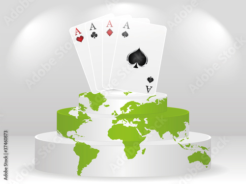 poker element - aces