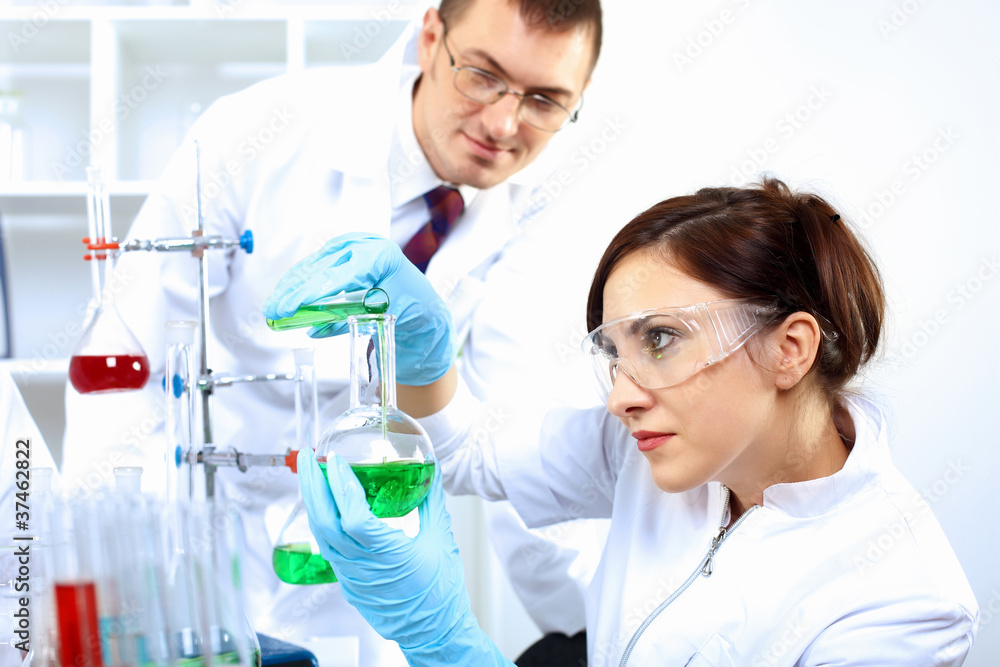 Scientists in laboratory Scientists in laboratory
