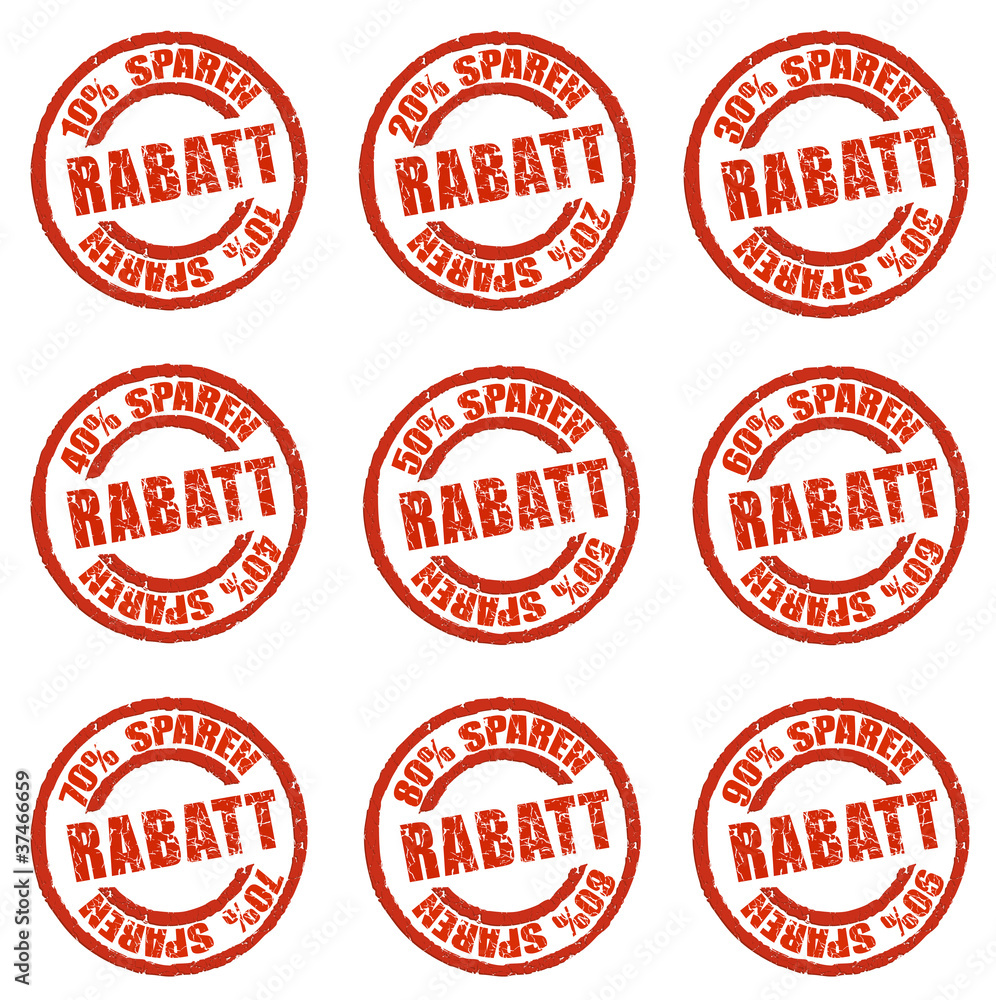 Rabatt Stempel Rabatt Stempel