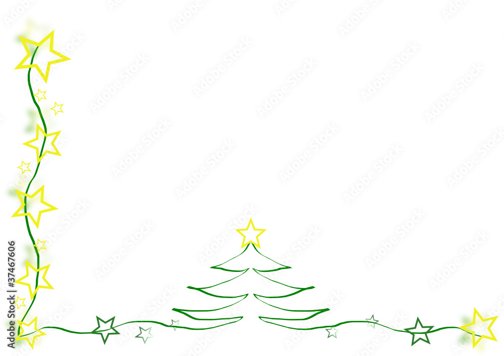 Tannenbaum Rahmen Stock Vector Adobe Stock