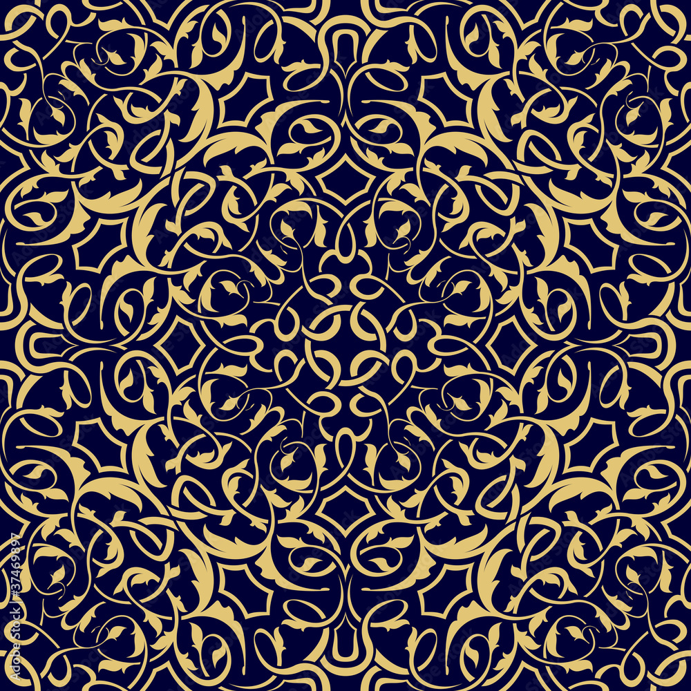 Gold seamless wallpaper pattern Gold seamless wallpaper pattern