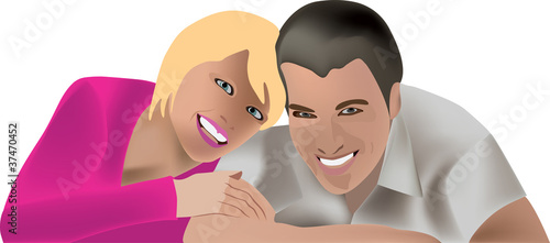 Couple. Love. Man and woman. Family.