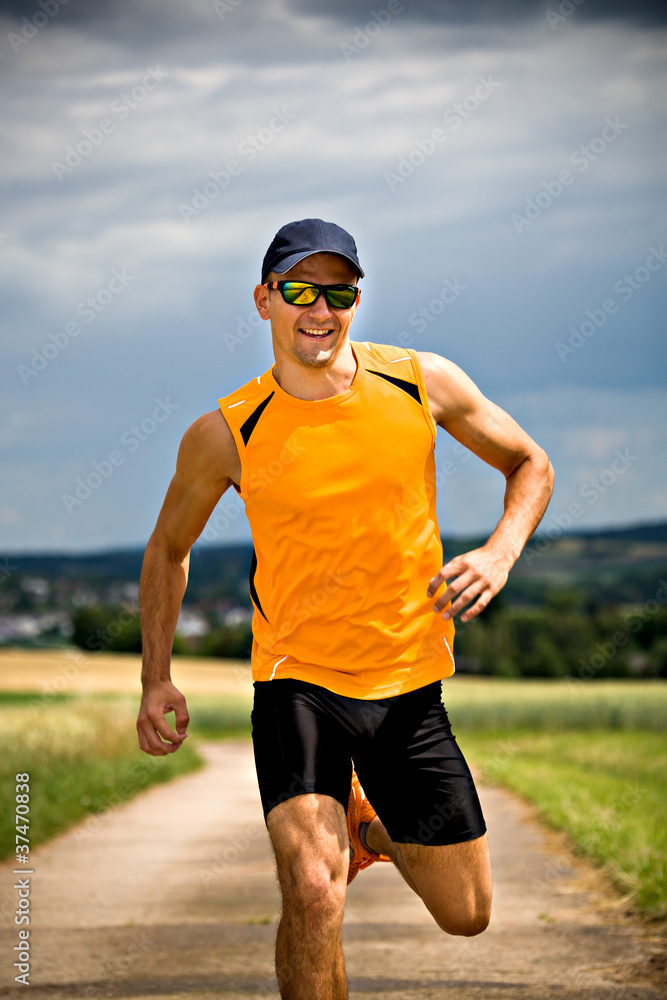 jogging man