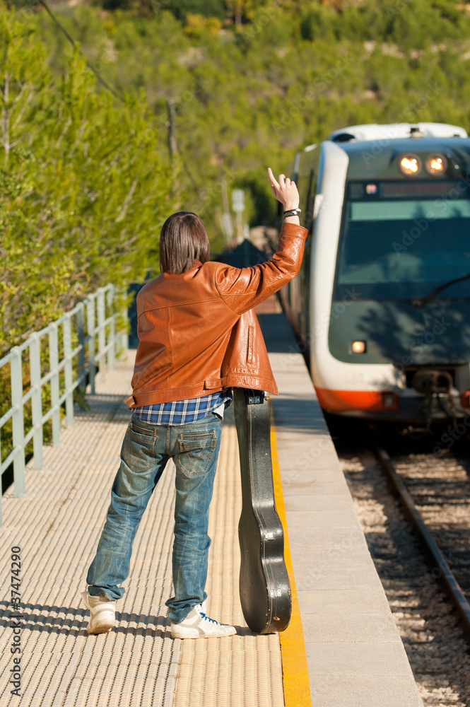 Stopping the train Stopping the train