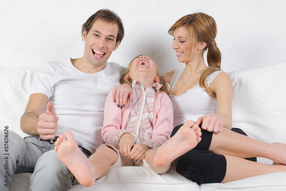 Happy and smiling family Happy and smiling family