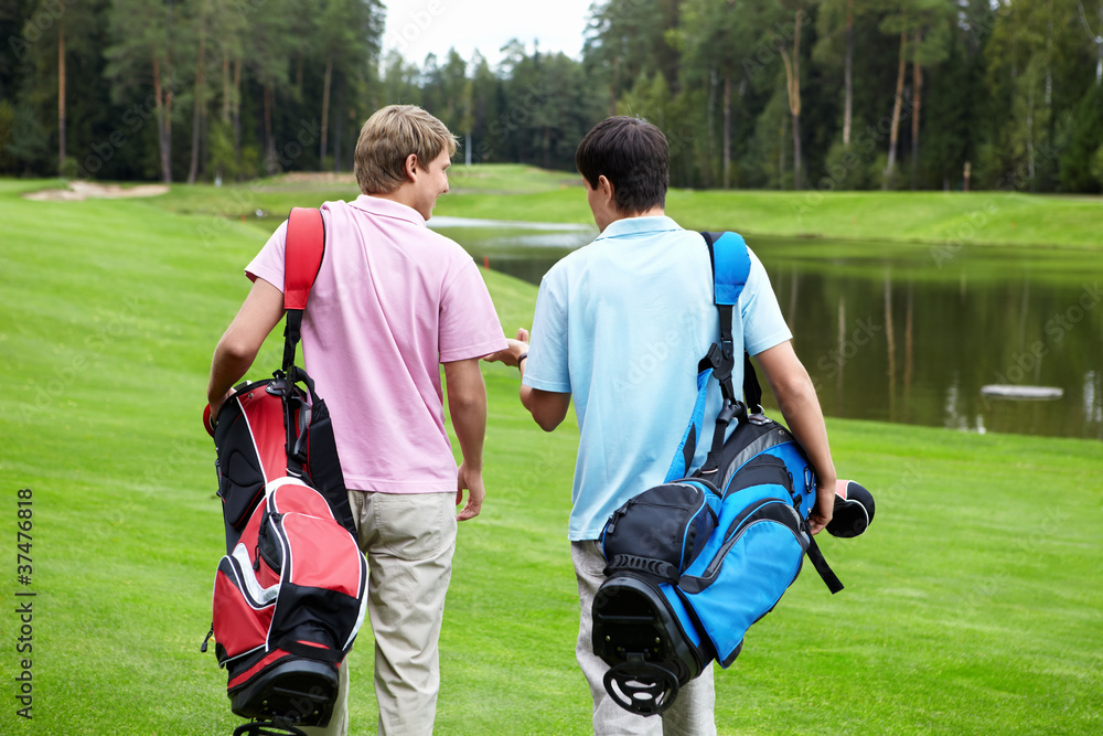 Obraz premium Golfing