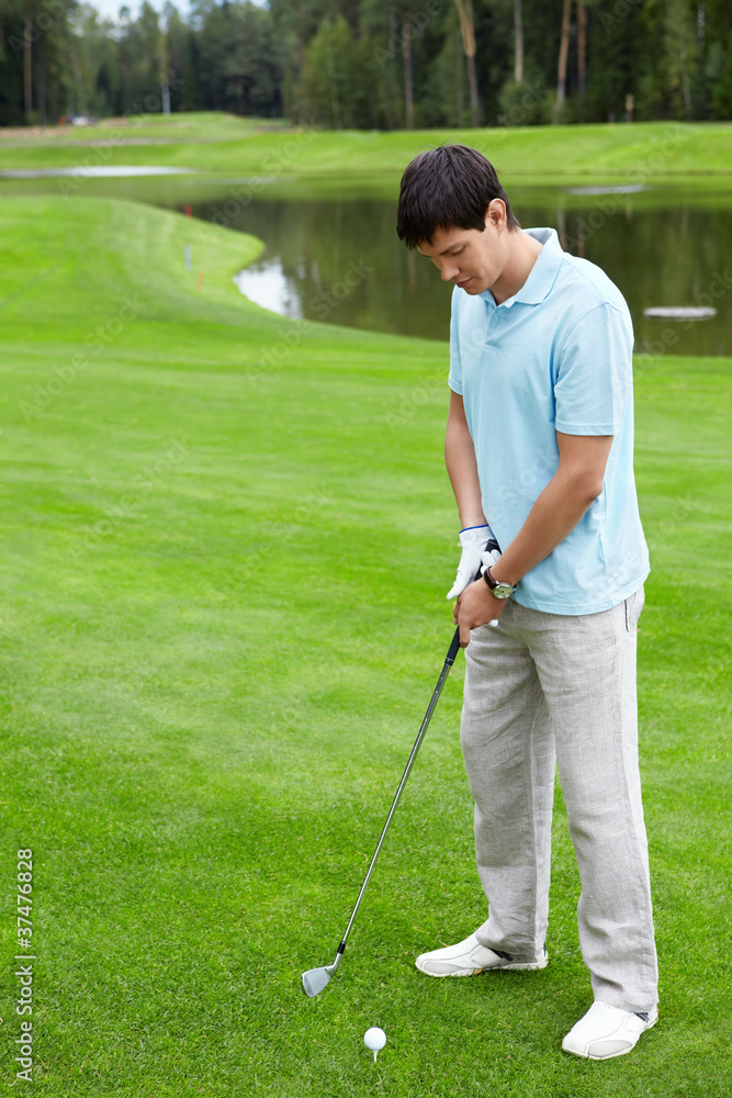 Fototapeta premium Playing golf