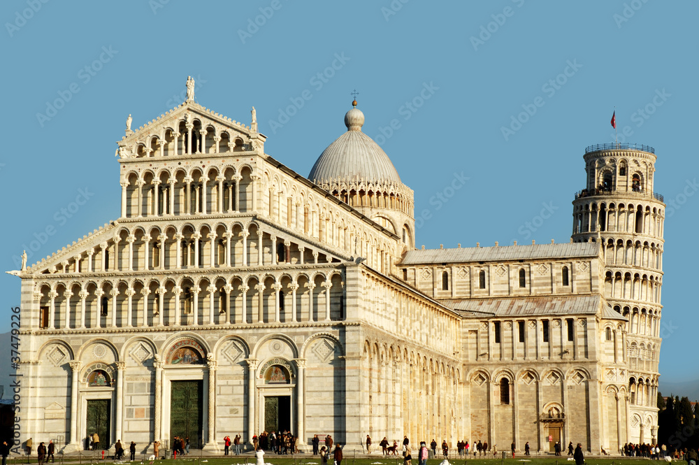 Cathedral or Duomo on Field of Miracles in Pisa Italy