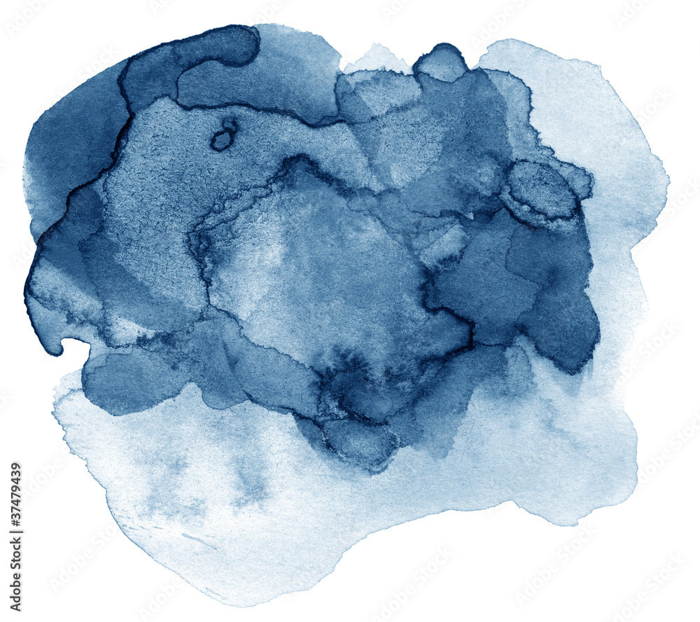 Naklejka premium Abstract hand drawn watercolor background
