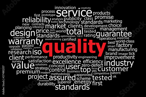 "QUALITY" Tag Cloud (reliability engineering guarantee service)