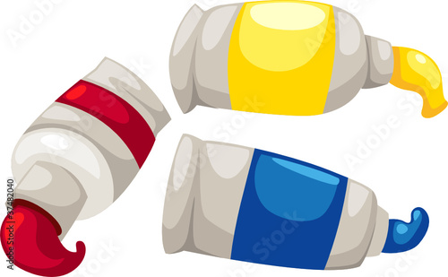 tubes of paint