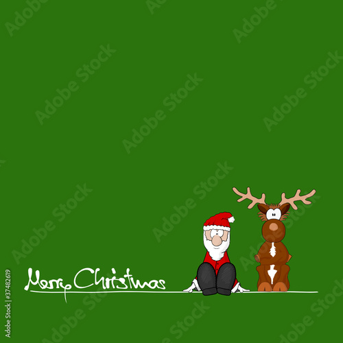 weihnachtsmann & rentier IIIc