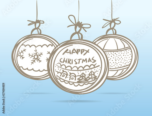 Christmas balls group