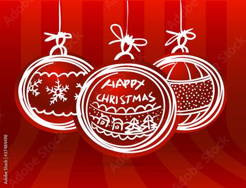 Christmas balls group