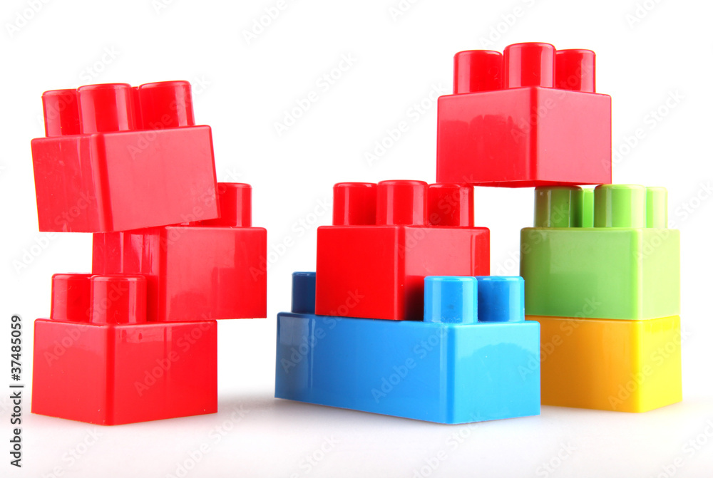 Plastic building blocks Plastic building blocks