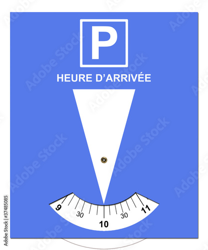 Disque de stationnement Europeen