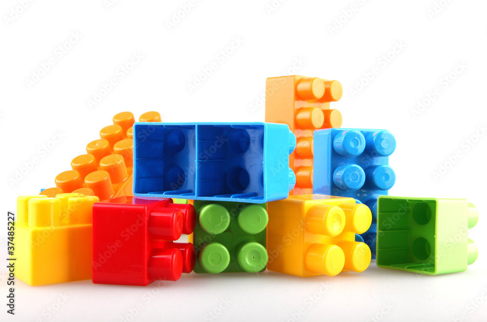 Plastic building blocks Plastic building blocks