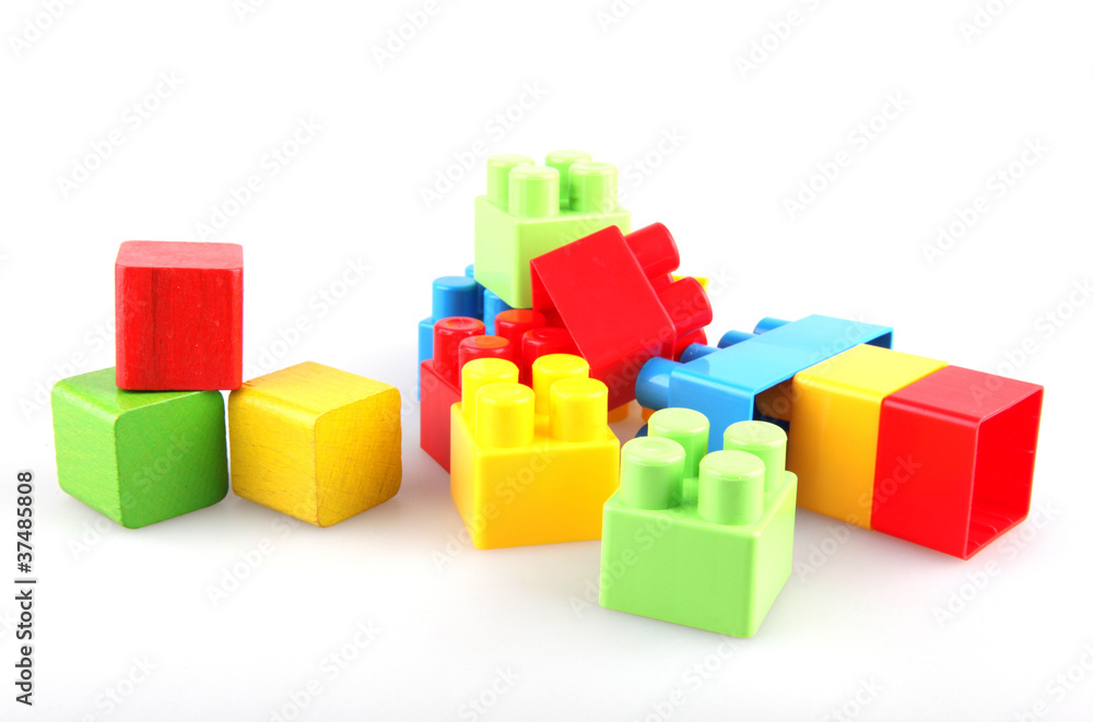Plastic building blocks Plastic building blocks