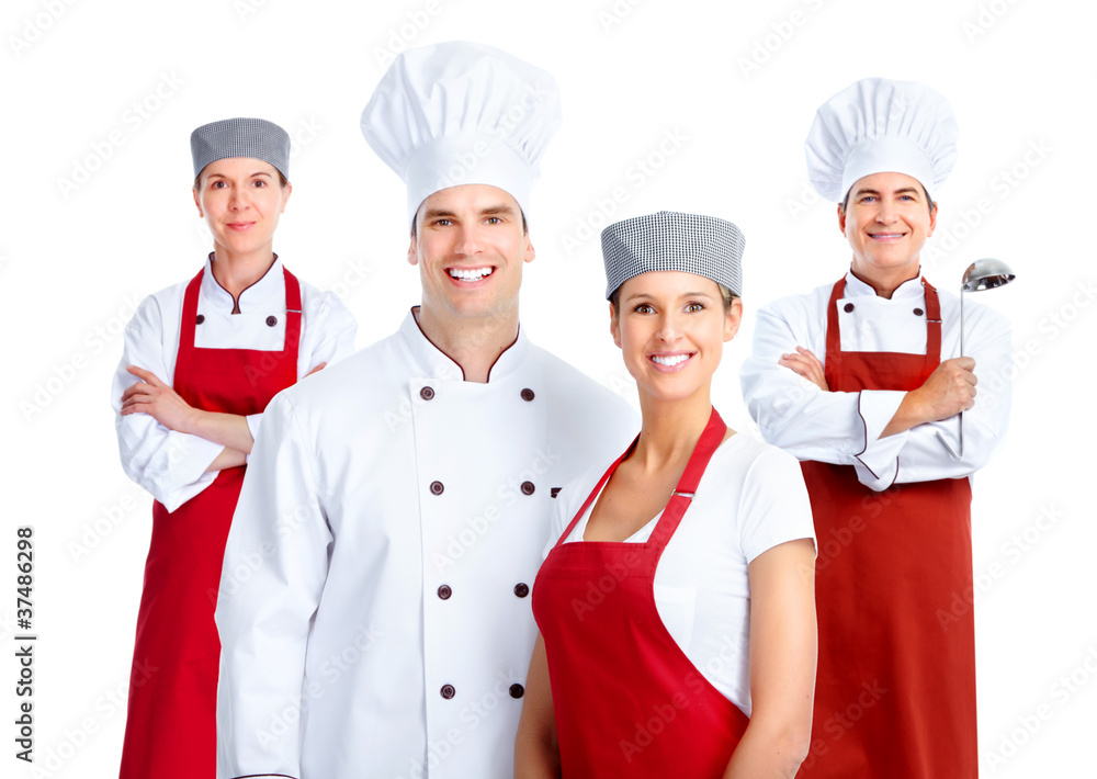 Chef group. Cooking. Chef group. Cooking.