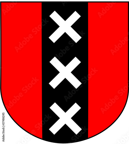 coat of arms of Amsterdam photo