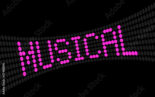 led laufschrift musical I
