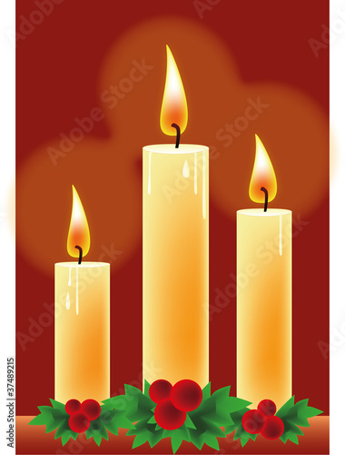 Christmas candles