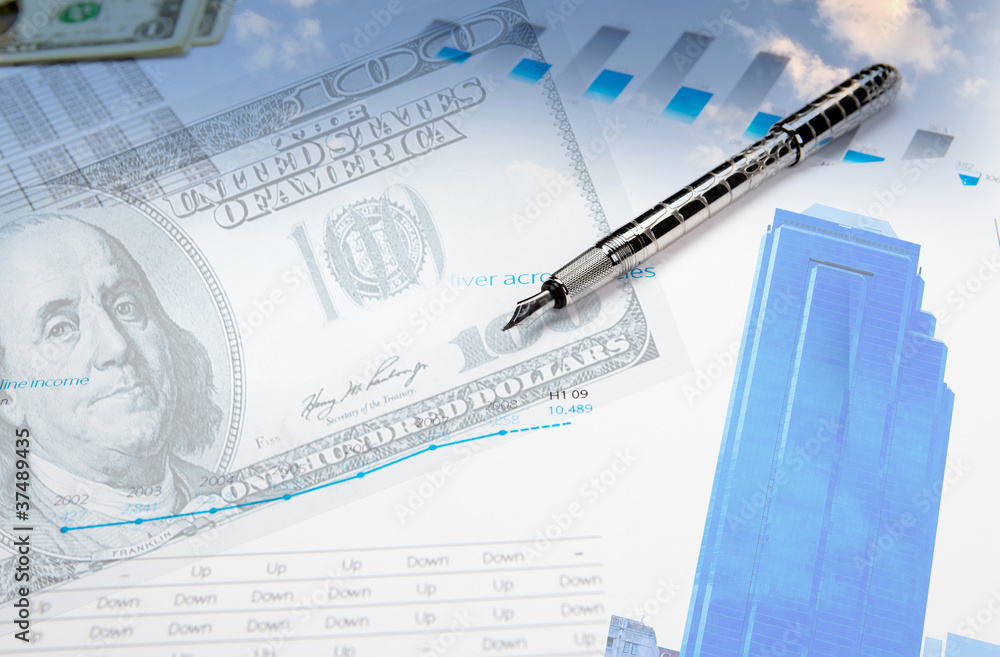 Financial and business charts and graphs Financial and business charts and graphs