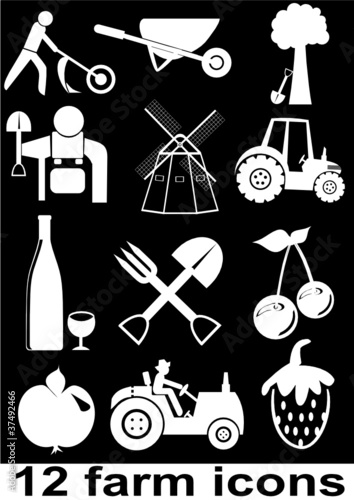 12 farm icons