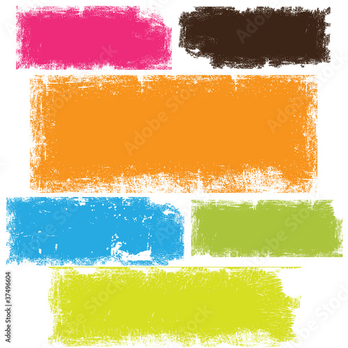 Colored Textured Banners