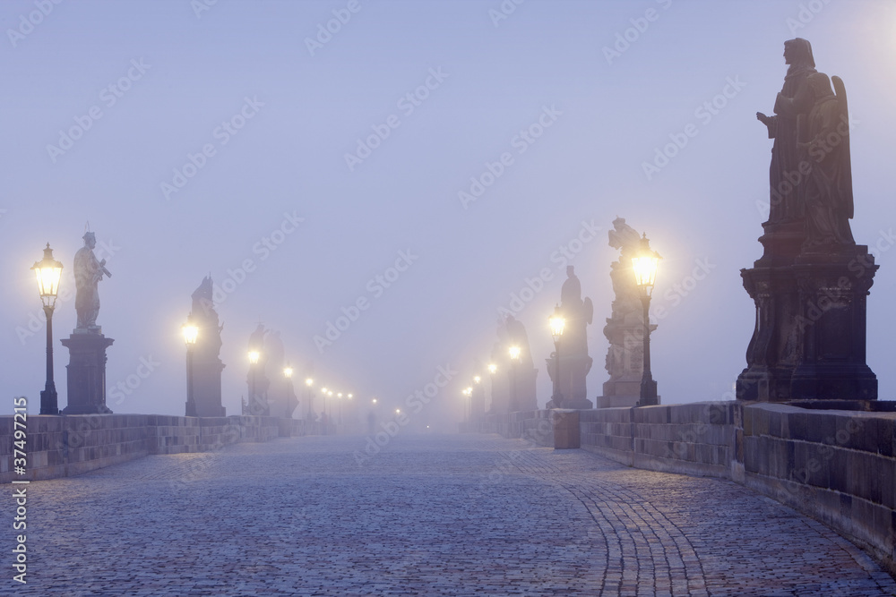 Obraz premium prague charles bridge
