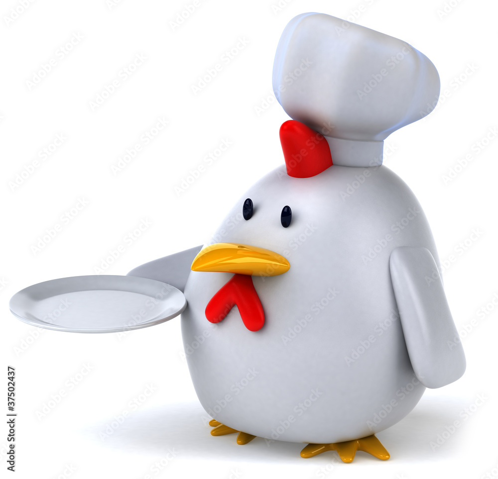 Fototapeta premium Poulet chef