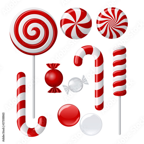 Delicious lollipop collection