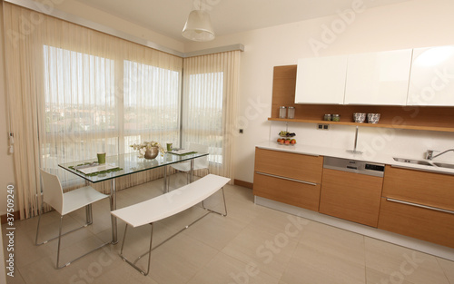 Modern kitchen interior