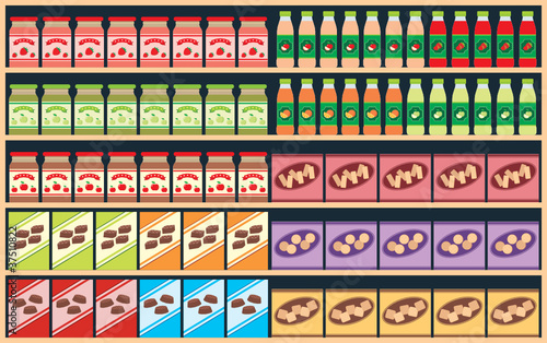 Regiments with products. vector,