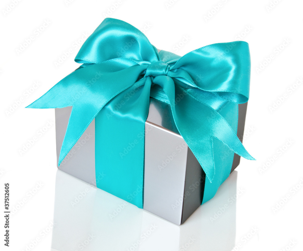 silver gift box