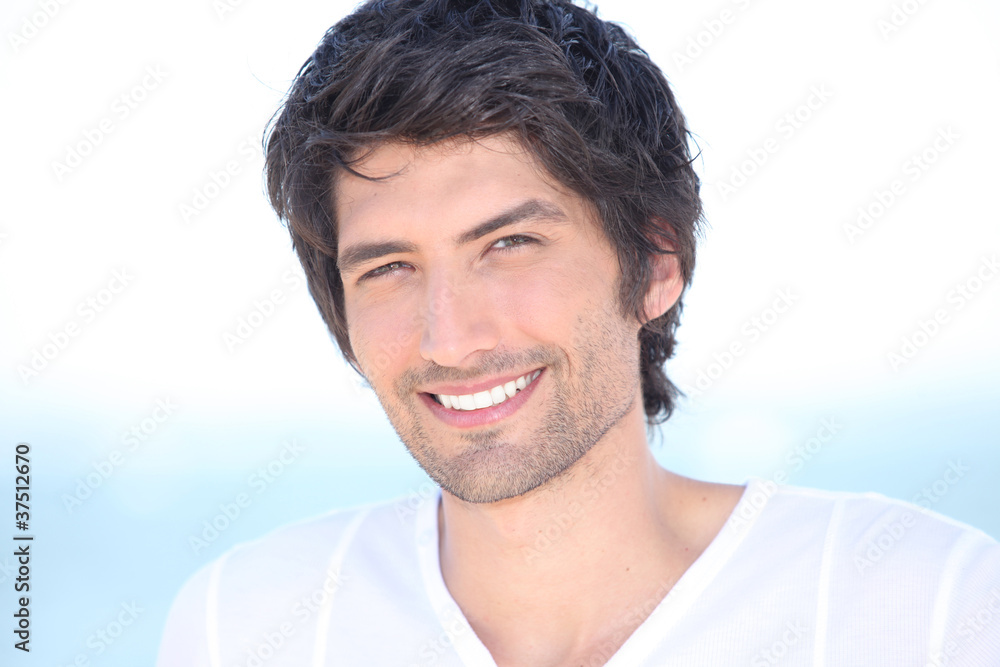Handsome man portrait. Handsome man portrait.