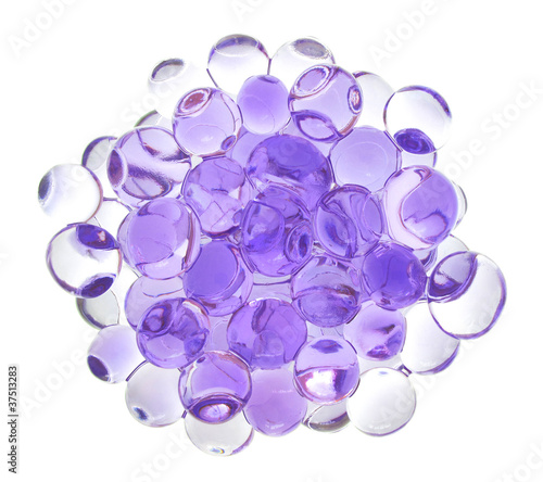 Photography Crystal soil (water absorbent polymer that can hold plants)