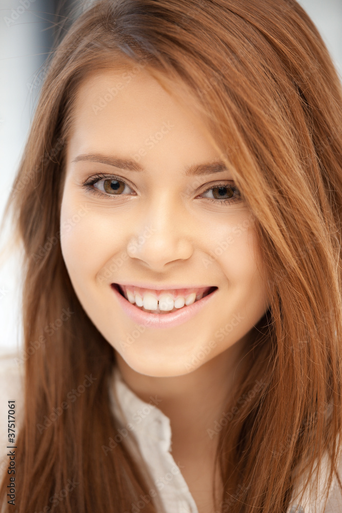 happy and smiling woman