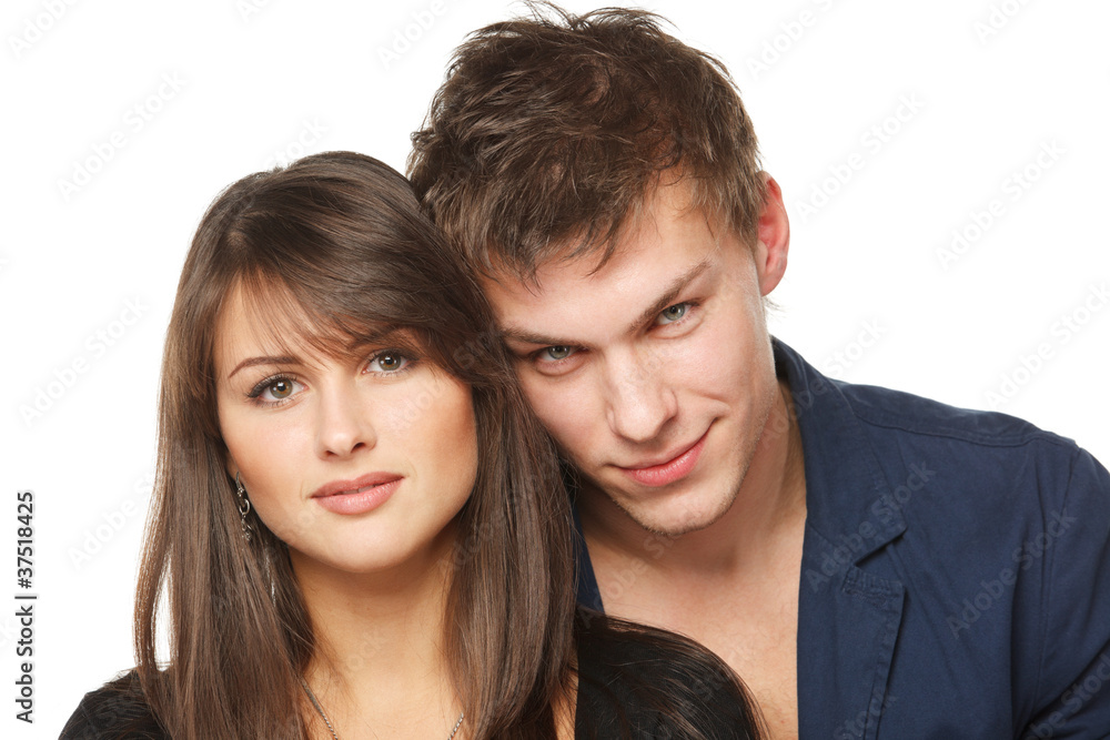Portrait of a beautiful young couple