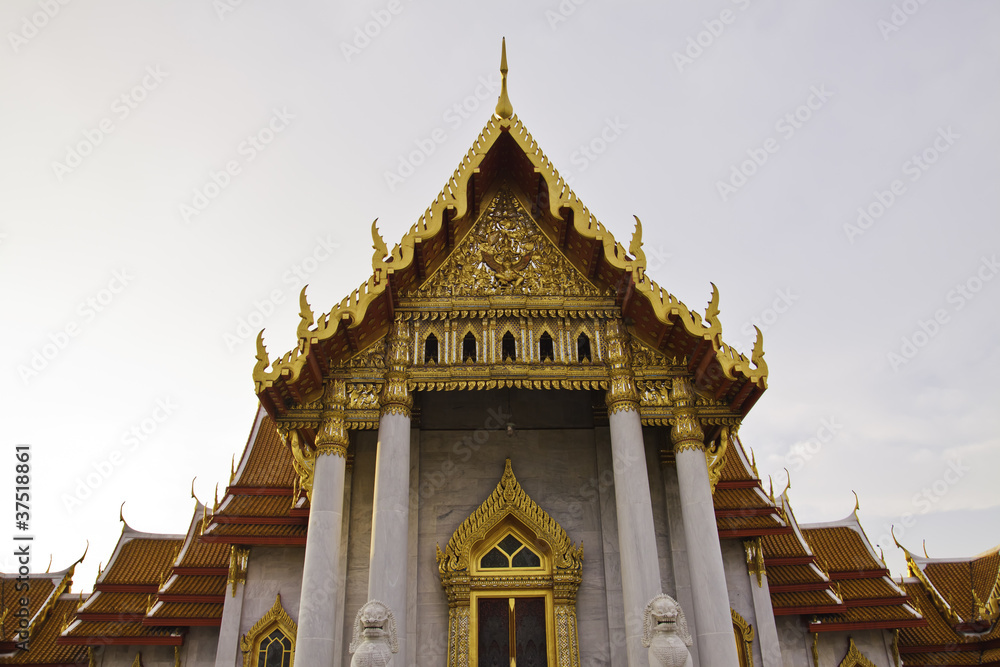 benchamabophit temple of Bangkok Thailand benchamabophit temple of Bangkok Thailand