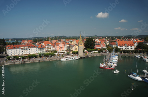 Aerial View of a Harbor