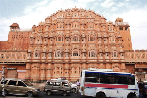 .Palace of winds in the morning rushhour